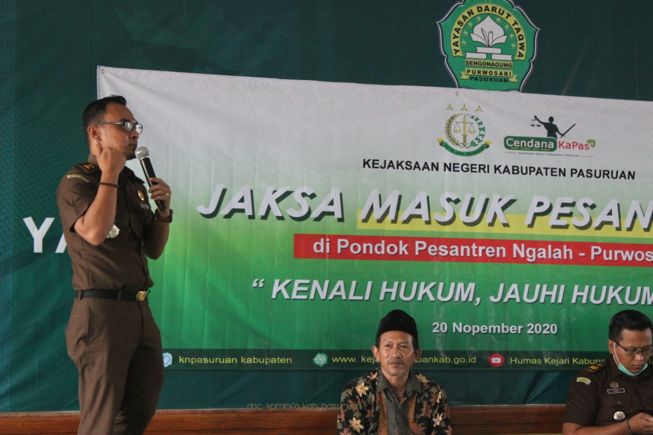 Program Jaksa Masuk Pesantren di Kabupaten Pasuruan, Kembali Digelar
