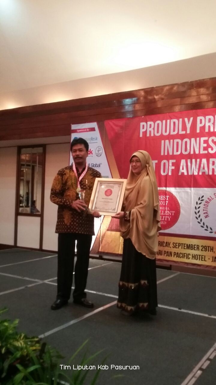 PDAM Kabupaten Pasuruan Kembali Raih 2 Penghargaan Kategori Pelayanan Publik