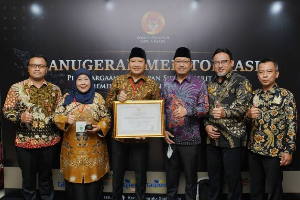 Pemkab Pasuruan Raih Anugerah Meritokrasi 2022 Kategori Baik