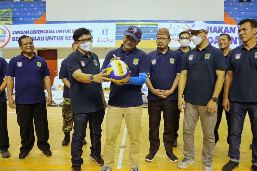 Buka Kejuaraan Bola Voli Pelajar, Kepala Daerah Dukung Penuh Lahirnya Bibit Atlet Muda Berbakat