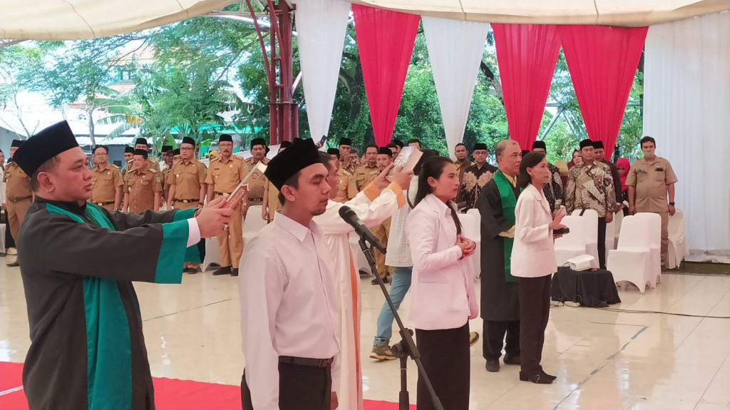 KPU Kabupaten Pasuruan Lantik Ribuan Anggota PPS