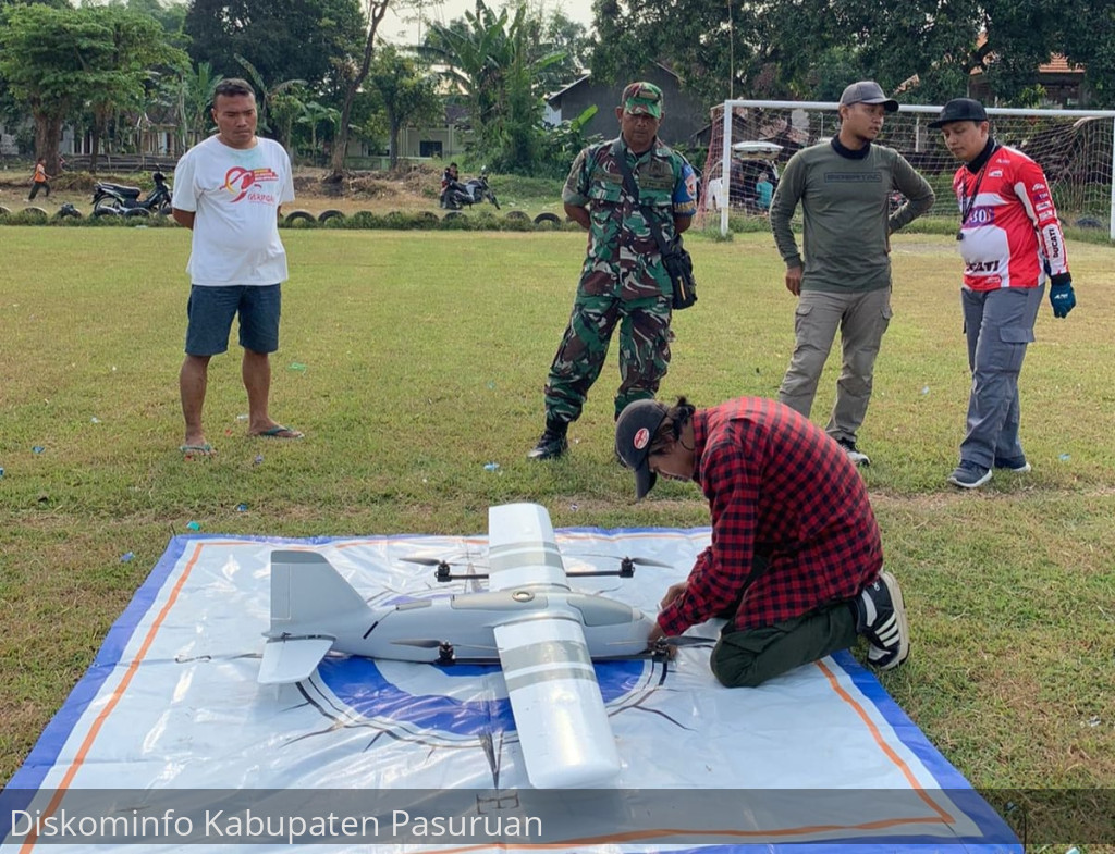 Per Mei, BPN Kabupaten Pasuruan Gunakan Drone untuk Pemetaan Tanah dan Ruang
