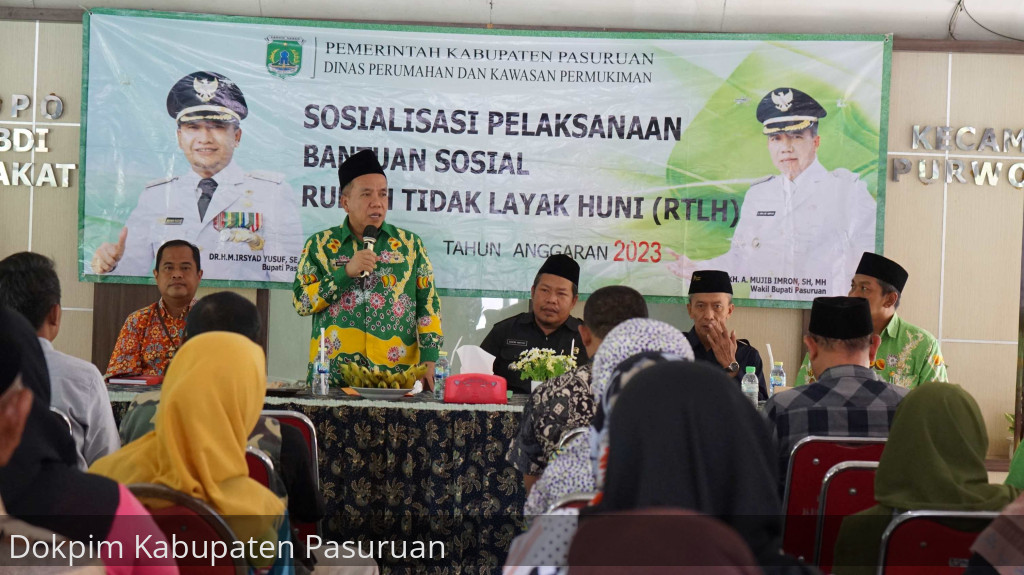 Tahun 2023, Pemkab Pasuruan Distribusikan Bansos RTLH Di Kecamatan Purwosari dan Purwodadi