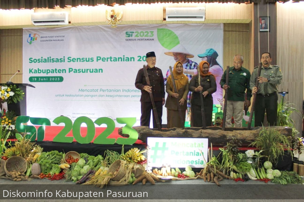 Sukseskan Sensus Pertanian, BPS Kabupaten Pasuruan Terjunkan 1247 Personel