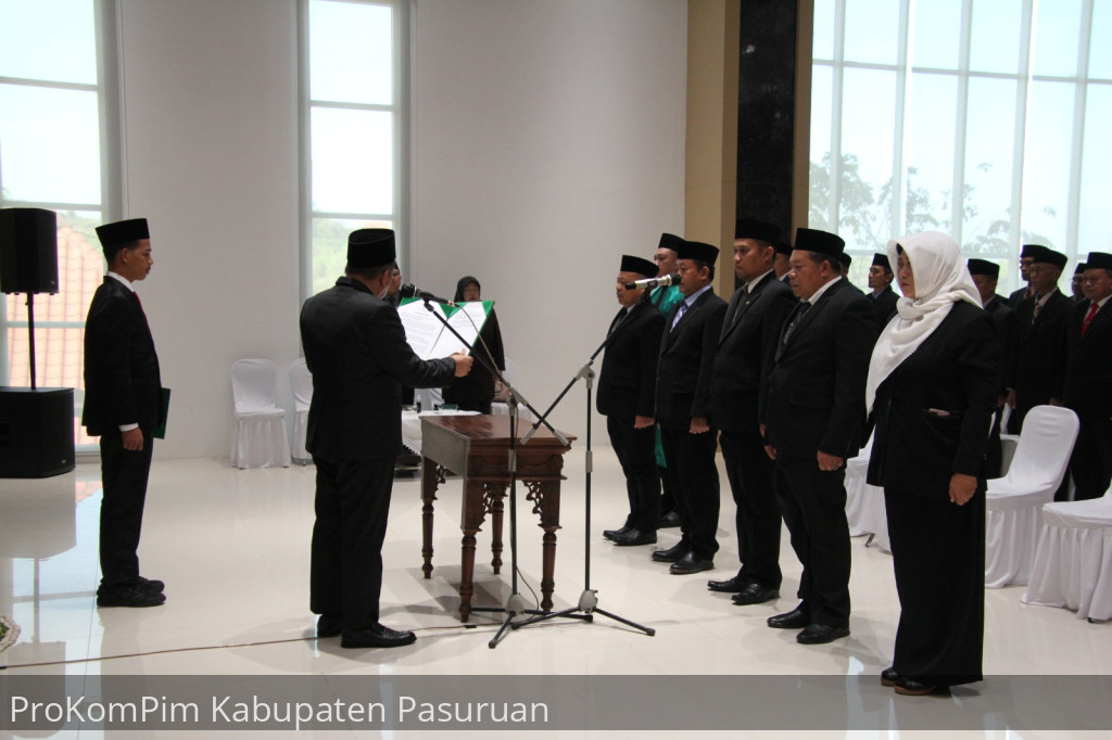 5 Pejabat Tinggi Pratama Pemkab Pasuruan, Dilantik