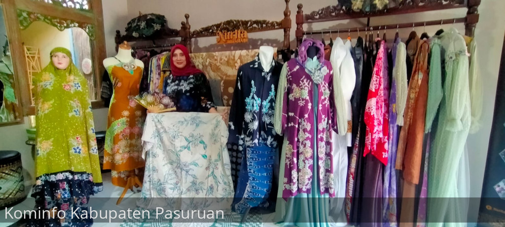 Nurita Batik. Pertahankan Motif Bunga Khas Kabupaten Pasuruan Sebagai Ciri Khas