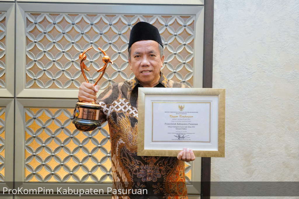 Plh. Bupati Pasuruan: Penghargaan KLA Harus Disyukuri dan Ditingkatkan Ke Depannya