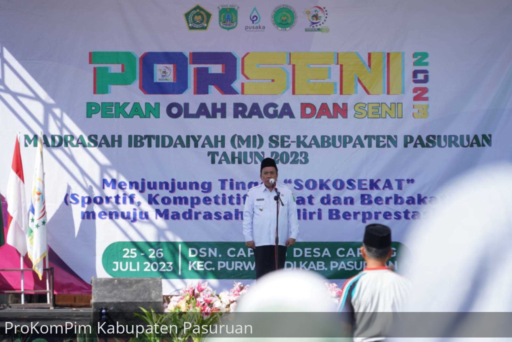Wakil Bupati Pasuruan: Madrasah Berpeluang Berprestasi dan Jadi Sekolah Unggulan