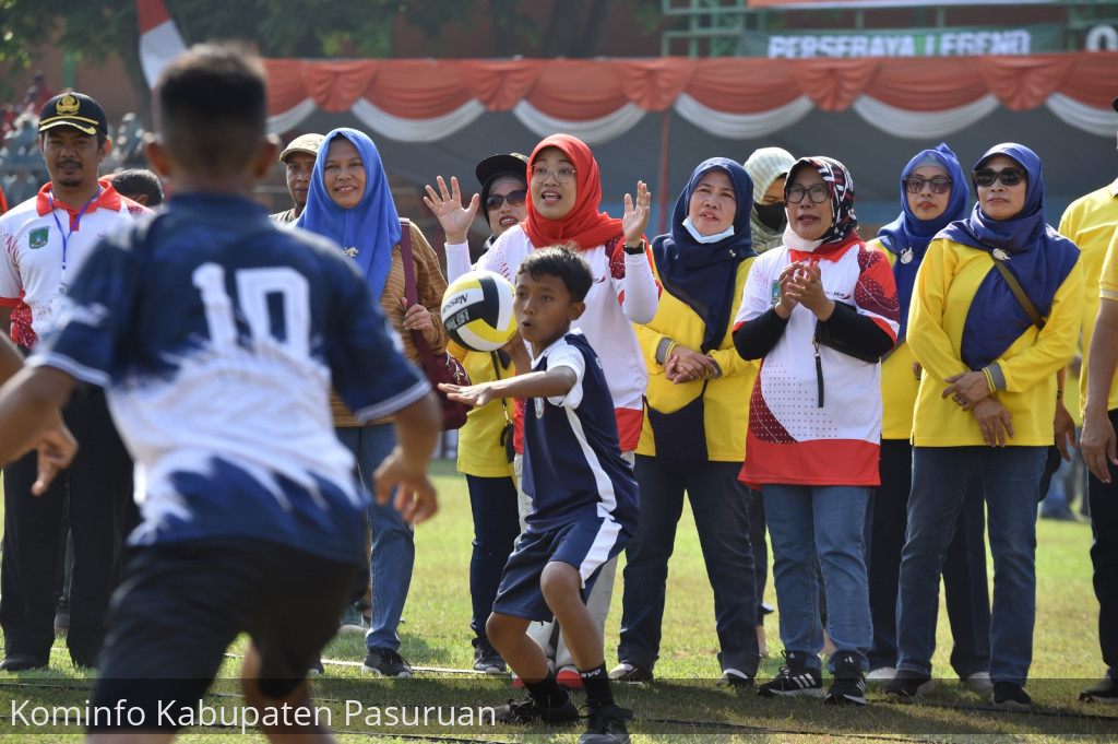 Ratusan Pelajar SD se-Kabupaten Pasuruan Ikuti Lomba Bola Tembak