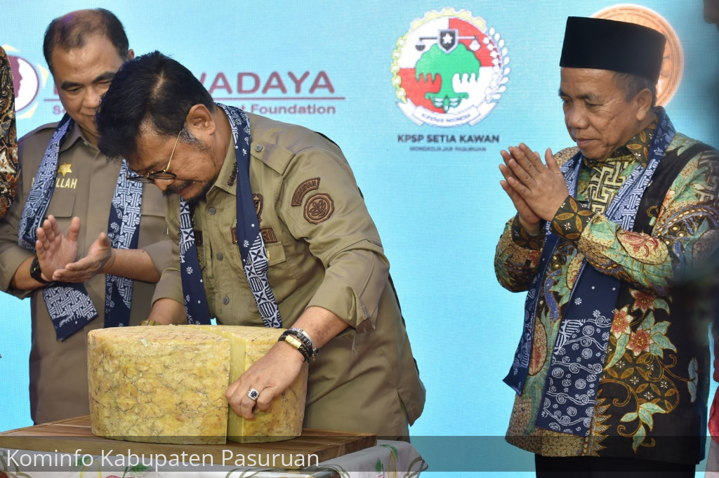 Menteri Pertanian Launching Susu dan Keju Organik Pertama di Indonesia dari Kabupaten Pasuruan