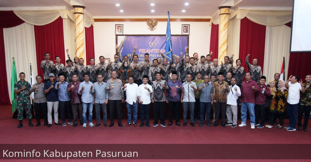 Pengurus PWI Pasuruan Periode 2023-2026 Resmi Dilantik