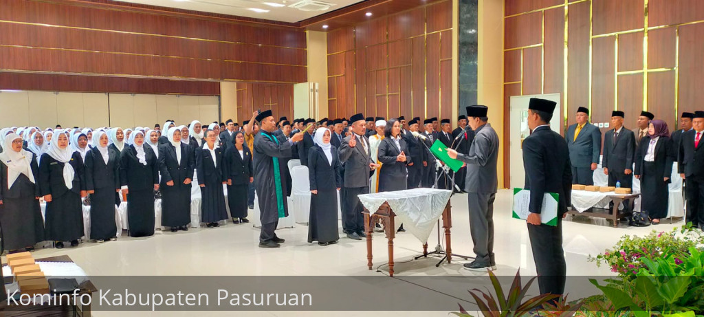 194 Guru di Kabupaten Pasuruan Dilantik Jadi Kepala Sekolah