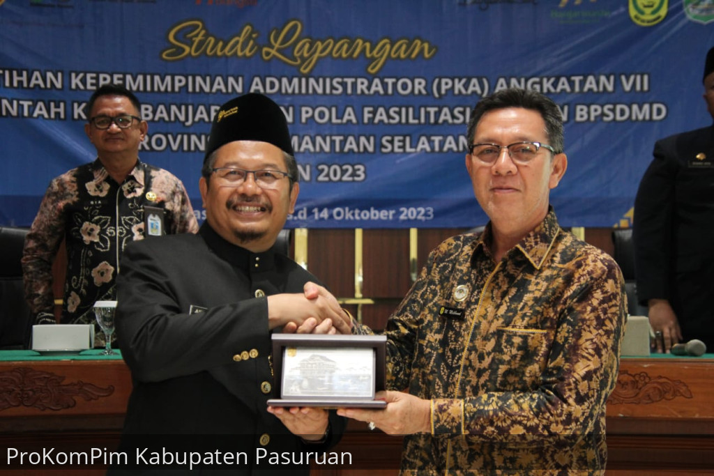 Sambut Peserta Stula Pemkot Banjarmasin, Pj. Bupati Andriyanto Promosikan Ragam Potensi Kabupaten Pasuruan