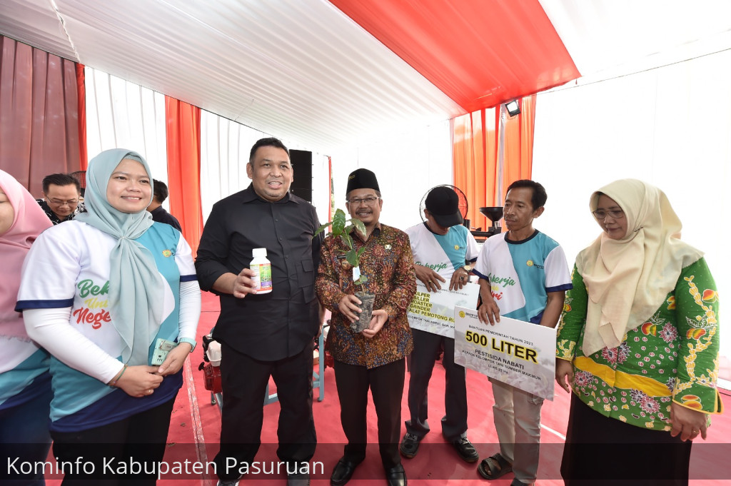 Dirjen Perkebunan Kementerian Pertanian Launching Kawasan Perkebunan Organik Partisipatif Komoditas Kopi di Kabupaten Pasuruan