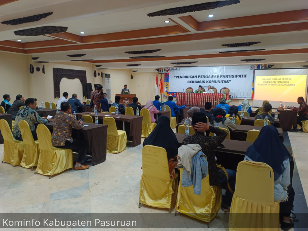 Puluhan Komunitas di Kabupaten Pasuruan Diajak Awasi Pemilu 2024