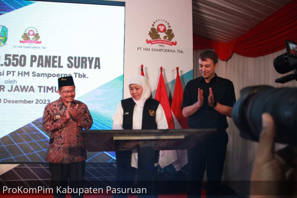Pj. Bupati Pasuruan: Peresmian 10.550 Panel Surya Oleh Gubernur Jatim, Transformasi Energi di Kabupaten Pasuruan