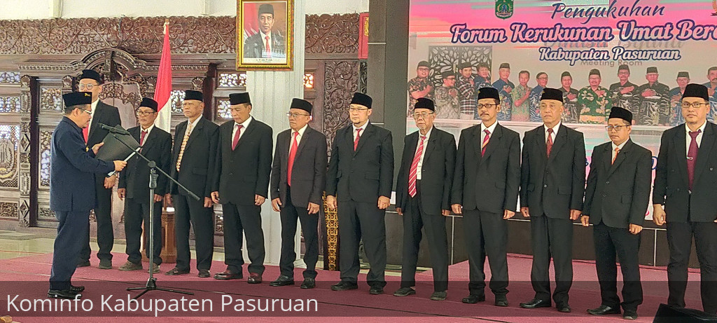 Pengurus FKUB Kabupaten Pasuruan Periode 2023-2028 Dikukuhkan