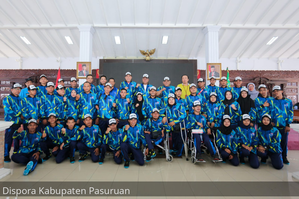 Kejuaraan Paralimpik Jatim 2023 .Atlet NPCI Kabupaten Pasuruan Optimis Pertahankan Predikat Juara