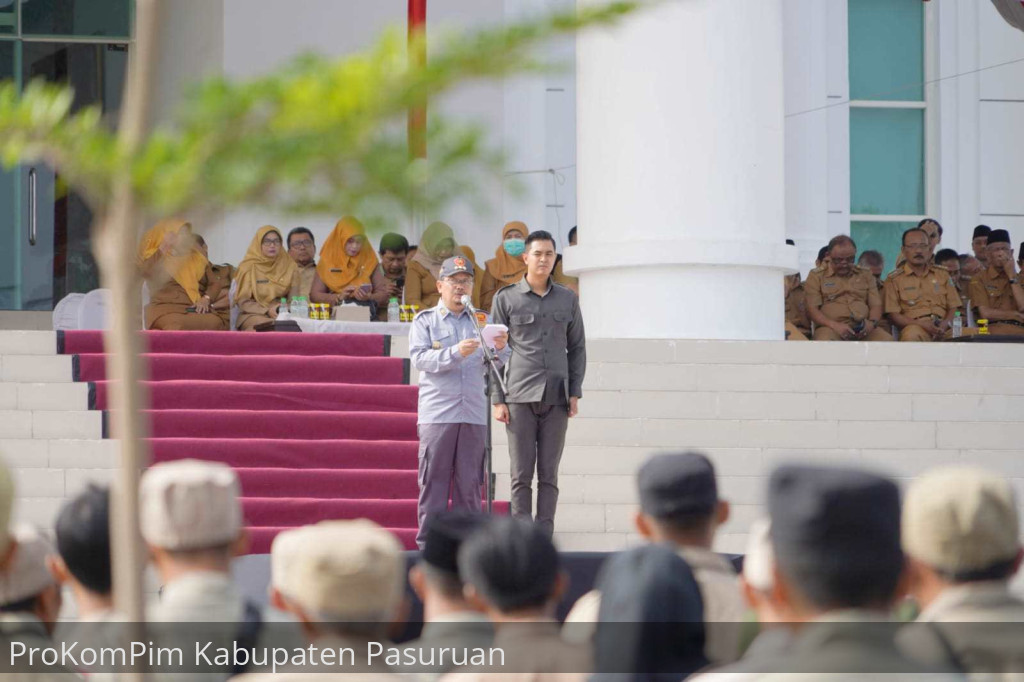 Pimpin Upacara Peringatan Hari Bela Negara ke-75, Pj. Bupati Pasuruan Serukan Partisipasi Aktif Masyarakat Jaga Keutuhan NKRI