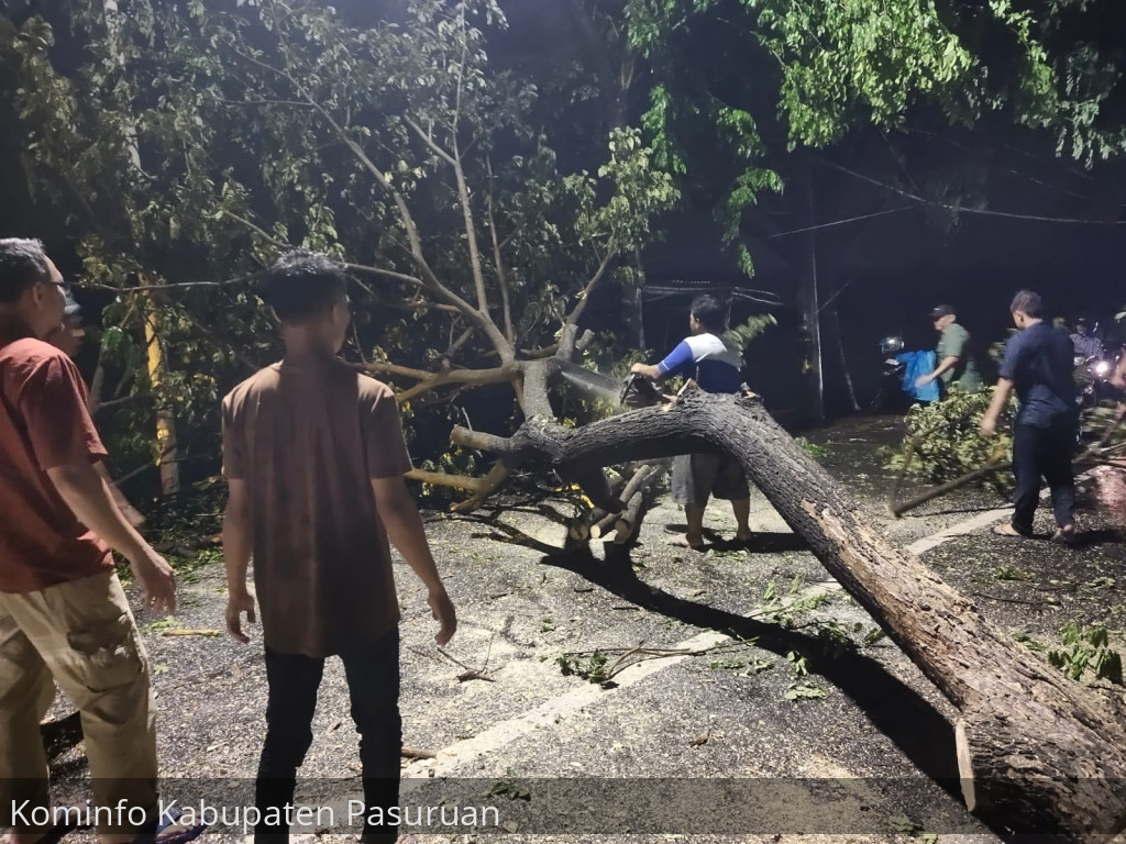 Puluhan Rumah Warga Kecamatan Kejayan Rusak Dihantam Puting Beliung