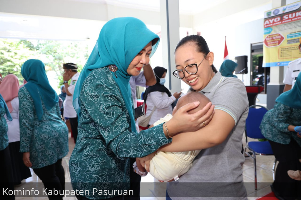 Baru 3 Hari, 115.245 anak di Kabupaten Pasuruan Sudah Diimunisasi Polio Putaran Kedua