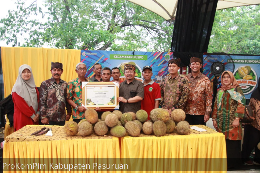 Pj Bupati Andriyanto Tutup Festival Durian 2024