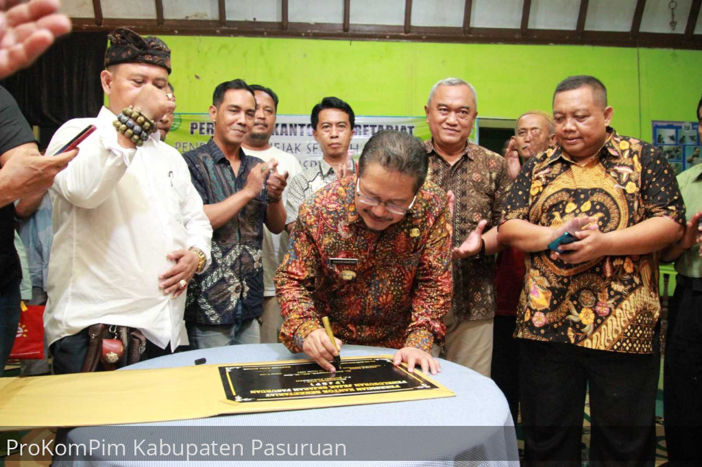 Pj. Bupati Andriyanto Optimis, Keberadaan Kantor Sekretariat PJSP Akan Lebih Kembangkan Seni Budaya Asli Kabupaten Pasuruan