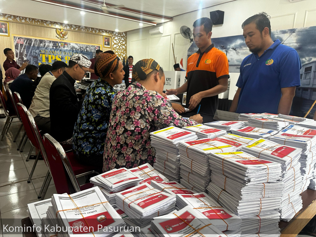 Partisipasi Pemilih Pemilu 2024 di Kabupaten Pasuruan Tembus 88%