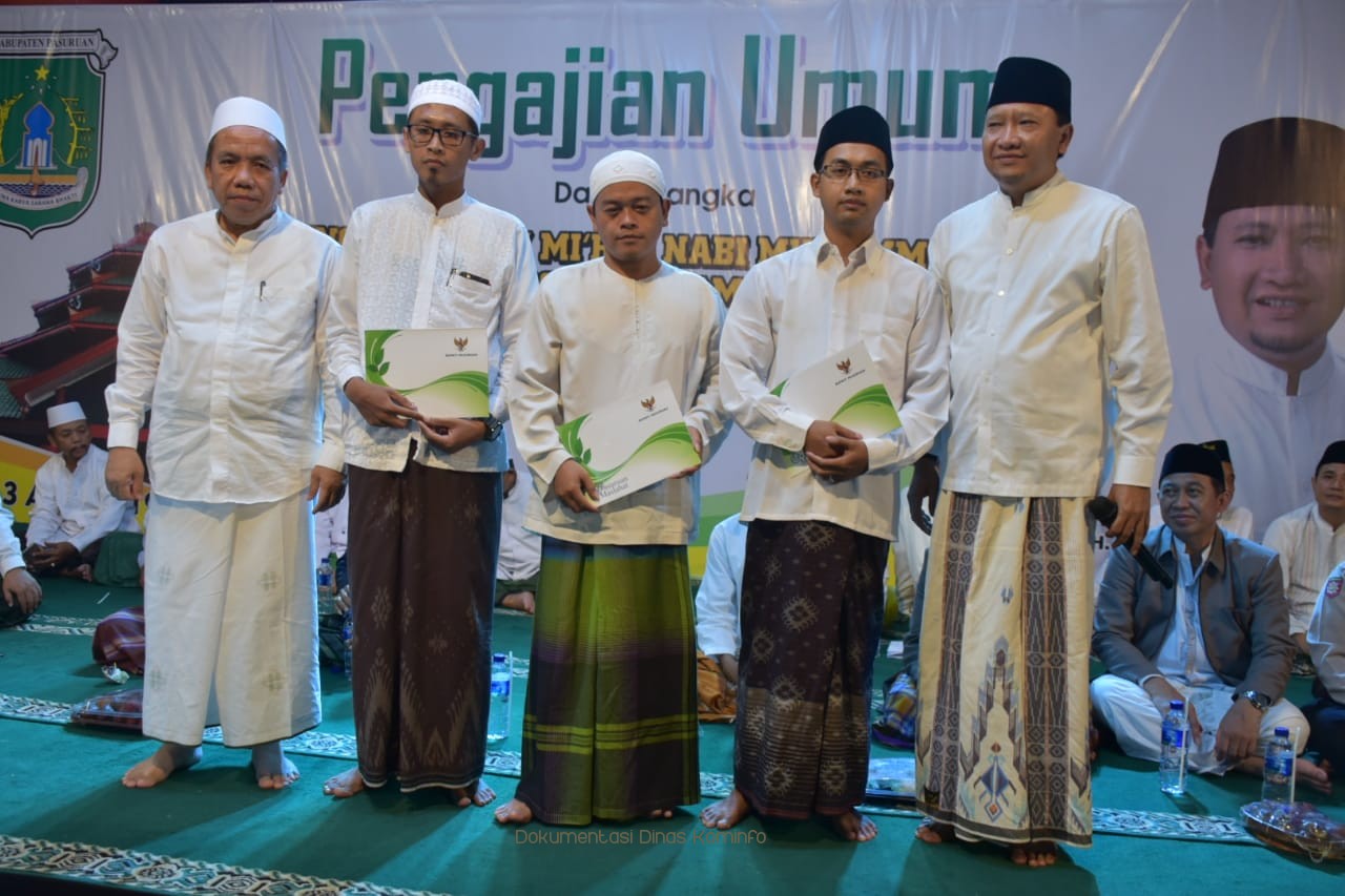 Penghafal Al Qur'an di Kabupaten Pasuruan Terima Insentif