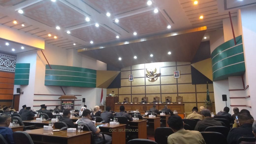 Bupati Irsyad Yusuf Sampaikan Nota Pengantar KU APBD/PPAS 2020 dan KU Perubahan APBD/PPAS Perubahan Tahun 2019