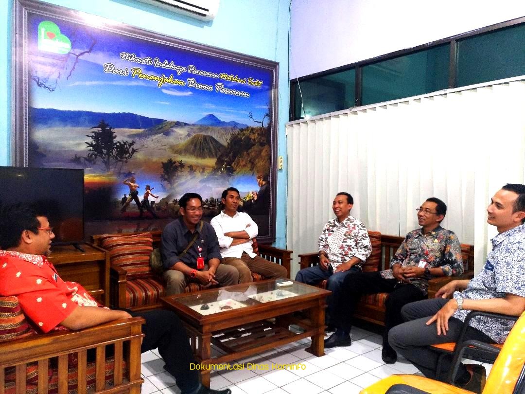 Diskusi Strategi Pembinaan KIM, Dinas Kominfo Pemkot Batu Beranjangsana ke Dinas Kominfo Kabupaten Pasuruan  