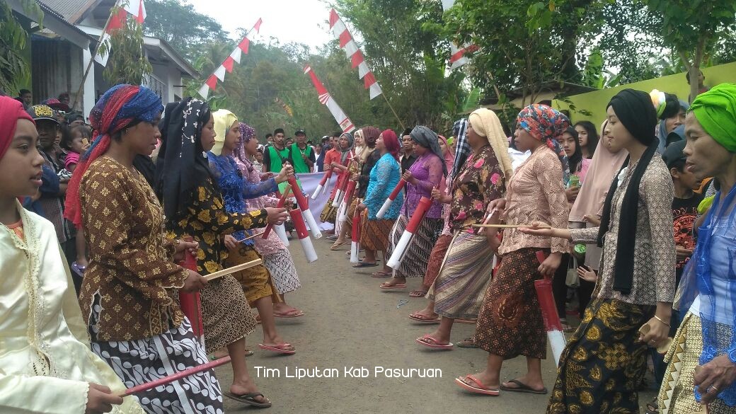 Peringati Hari Jadi Kabupaten Pasuruan, Warga Desa Kalipucang, Tutur Gelar Festival 1088 Kentongan