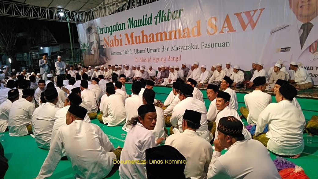 Maulud Nabi Muhammas SAW, Bupati Irsyad Yusuf Ajak Masyarakat Berdoa untuk Kondusifitas Kabupaten Pasuruan 