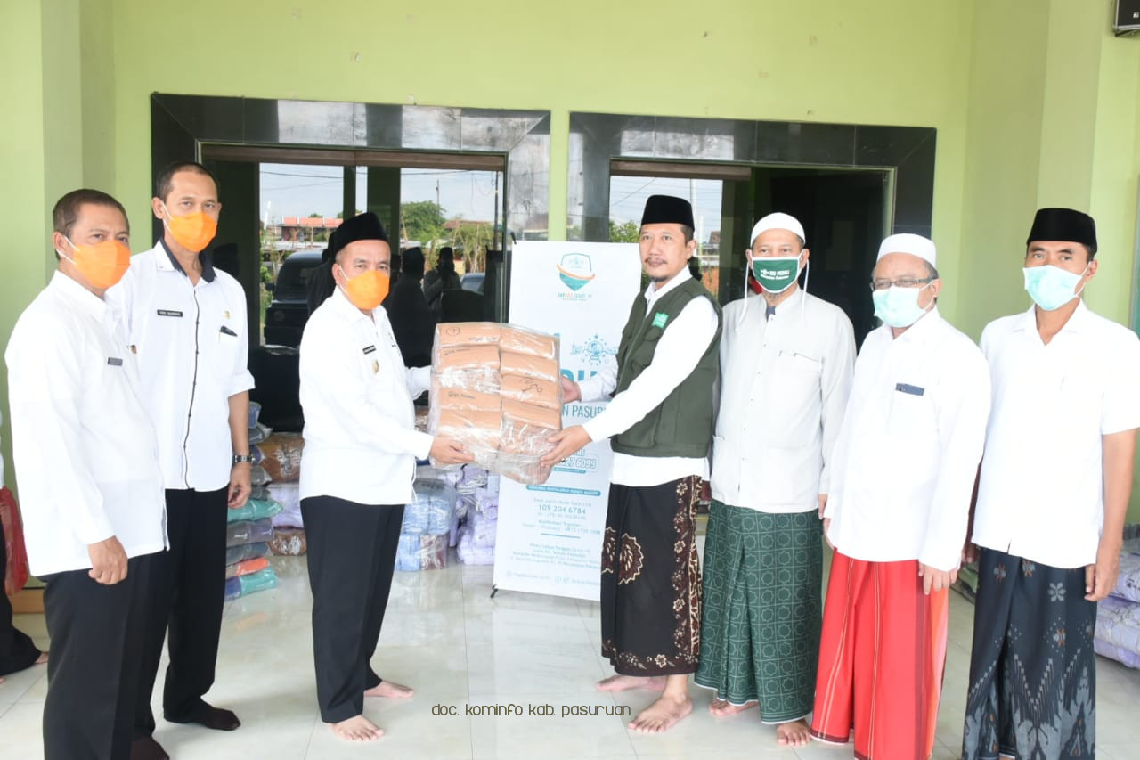 Terus Distribusikan Masker untuk seluruh Warga Kabupaten Pasuruan
