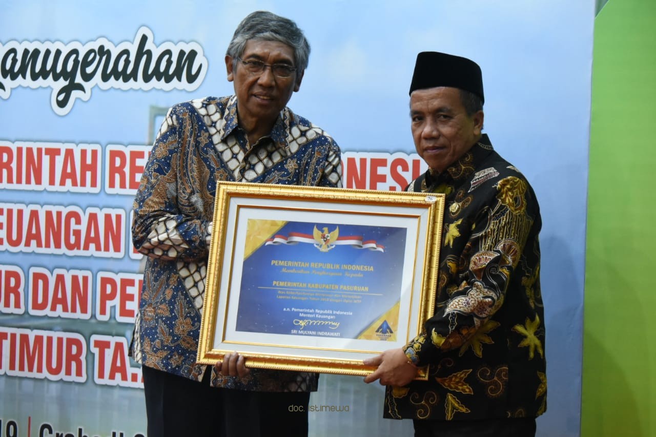 Pemkab Pasuruan Sukses Pertahankan Penghargaan WTP 5 Kali Berturut-Turut