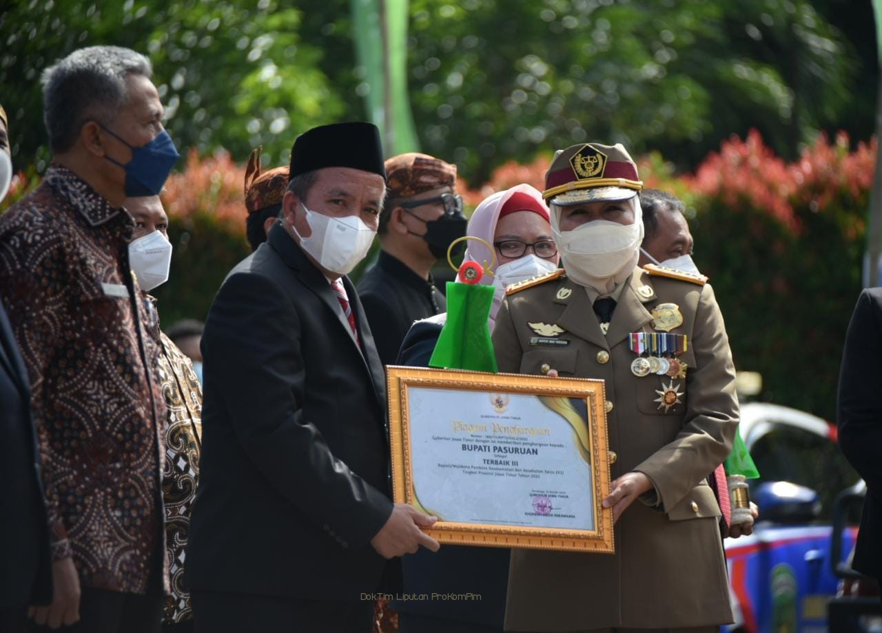 Tujuh Kali, Bupati Irsyad Yusuf Raih Predikat Pembina K3 Terbaik 