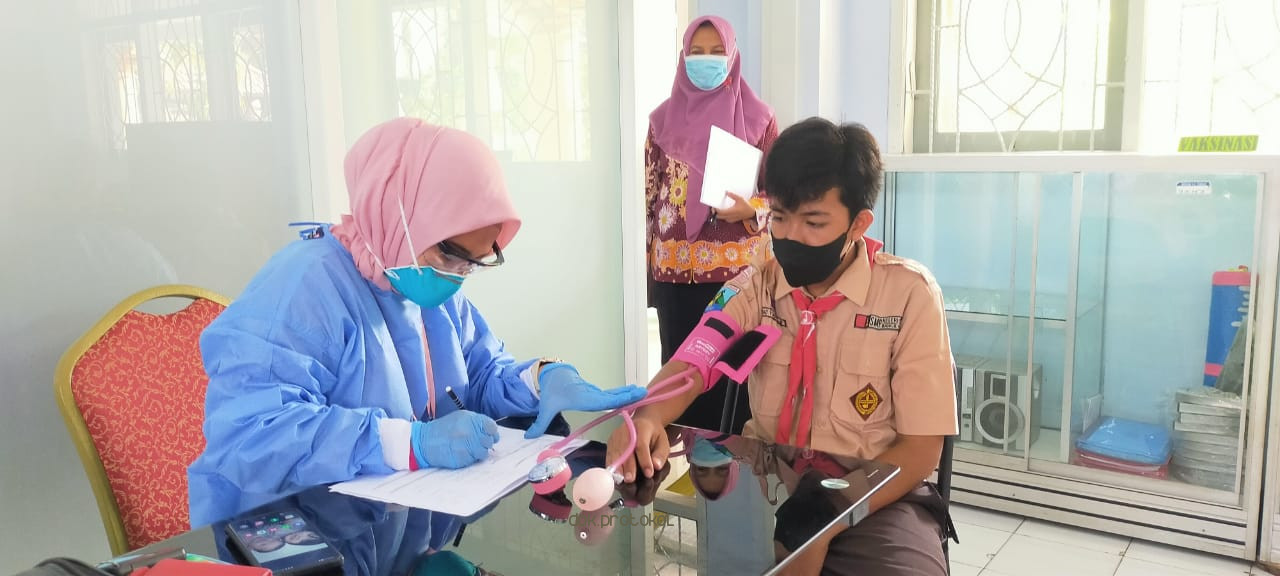 Antisipasi Cluster Covid-19 di Sekolah, Pemkab Pasuruan Mulai Vaksinasi Puluhan Ribu Pelajar SMP 