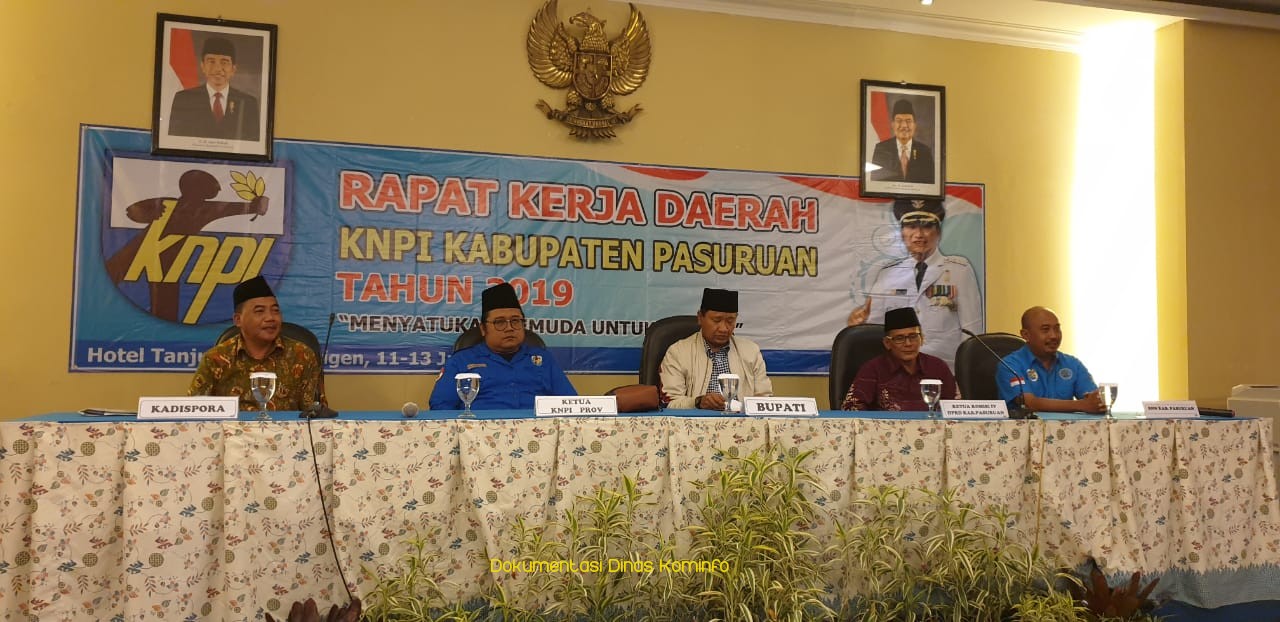 Bertekad Majukan Pembangunan Kepemudaan, KNPI Kabupaten Pasuruan Gelar Rakerda