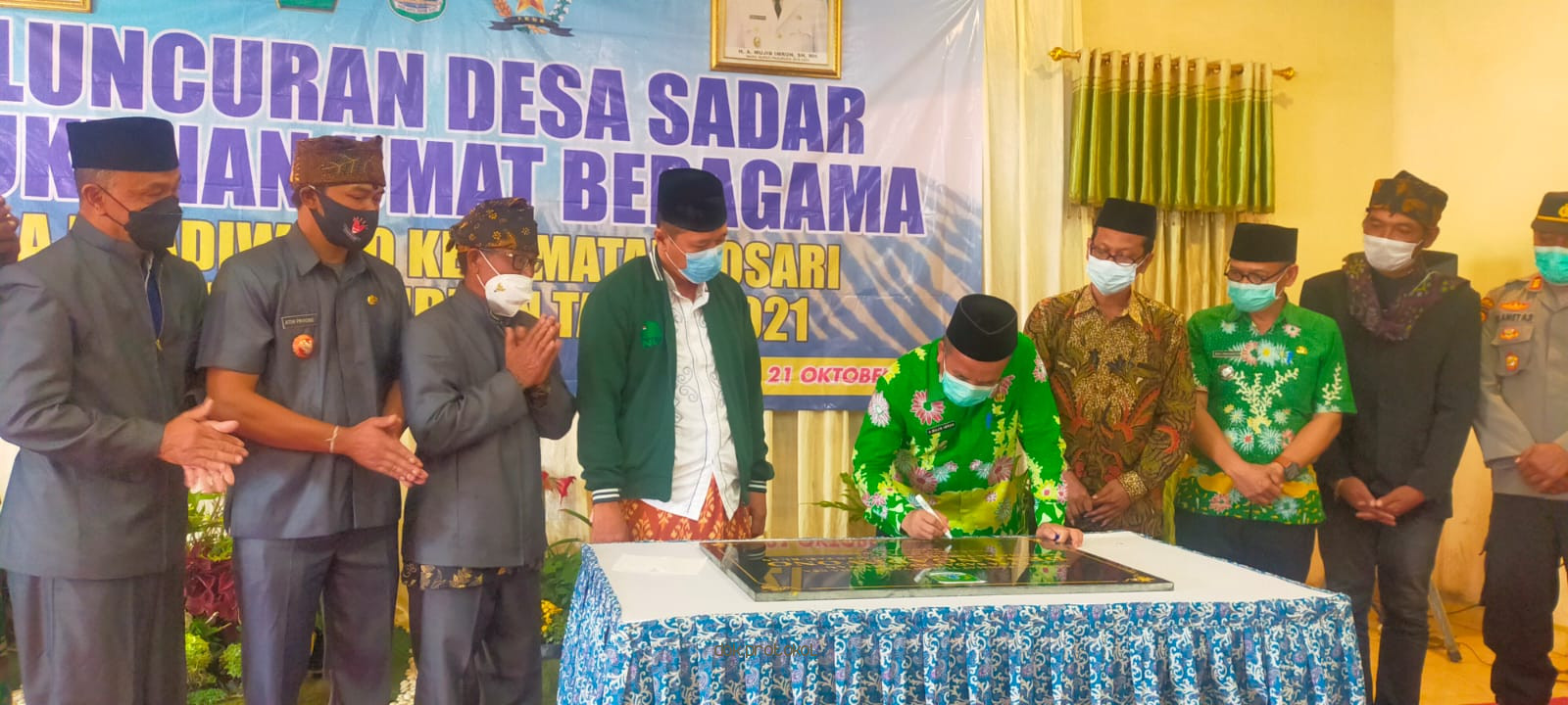 Desa Ngadiwono Ditetapkan Jadi Desa Sadar Kerukunan Umat Beragama di Jawa Timur