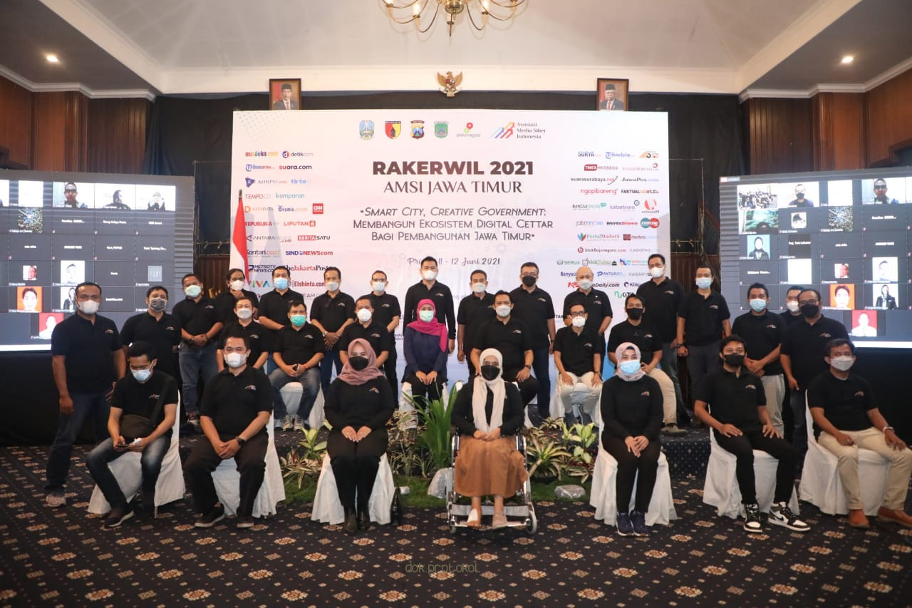 AMSI Jatim 2021, Bupati Irsyad Yusuf Tegaskan Peran Media Siber Sangat Vital Dalam Percepatan Pembangunan Daerah