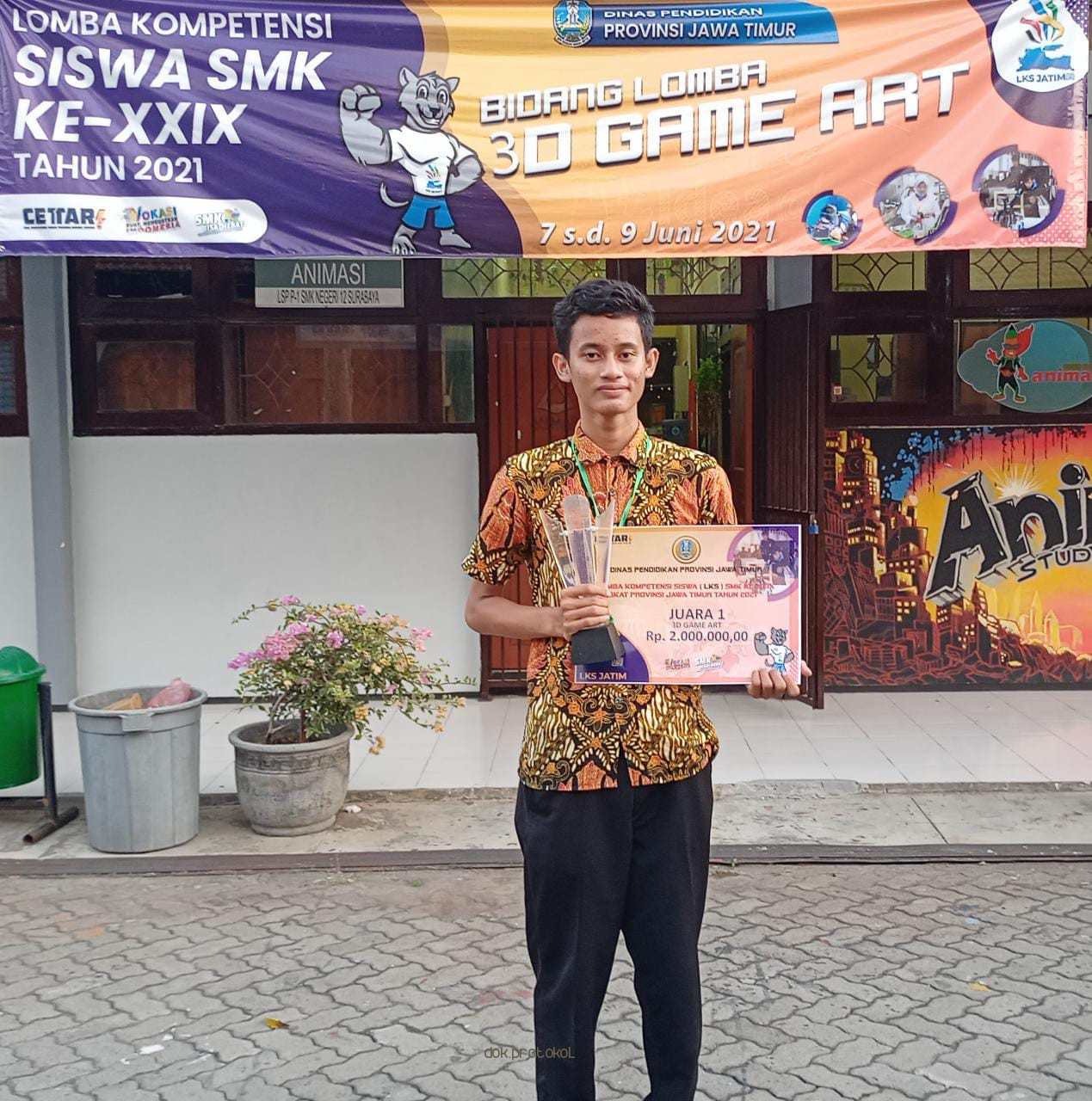 4 Pelajar SMKN I Purwosari Borong Juara LKS SMK Jatim 2021