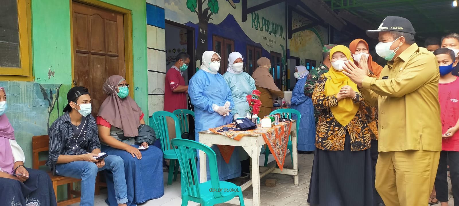 Satgas Penanganan Covid-19 Kabupaten Pasuruan Minta Remaja Millenial Jadi Duta Vaksinasi 