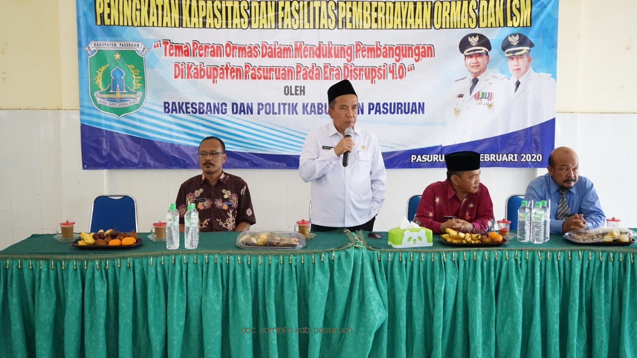 Sosialisasi Peningkatan Kapasitas Dan Fasilitas Pemberdayaan Ormas Dan LSM