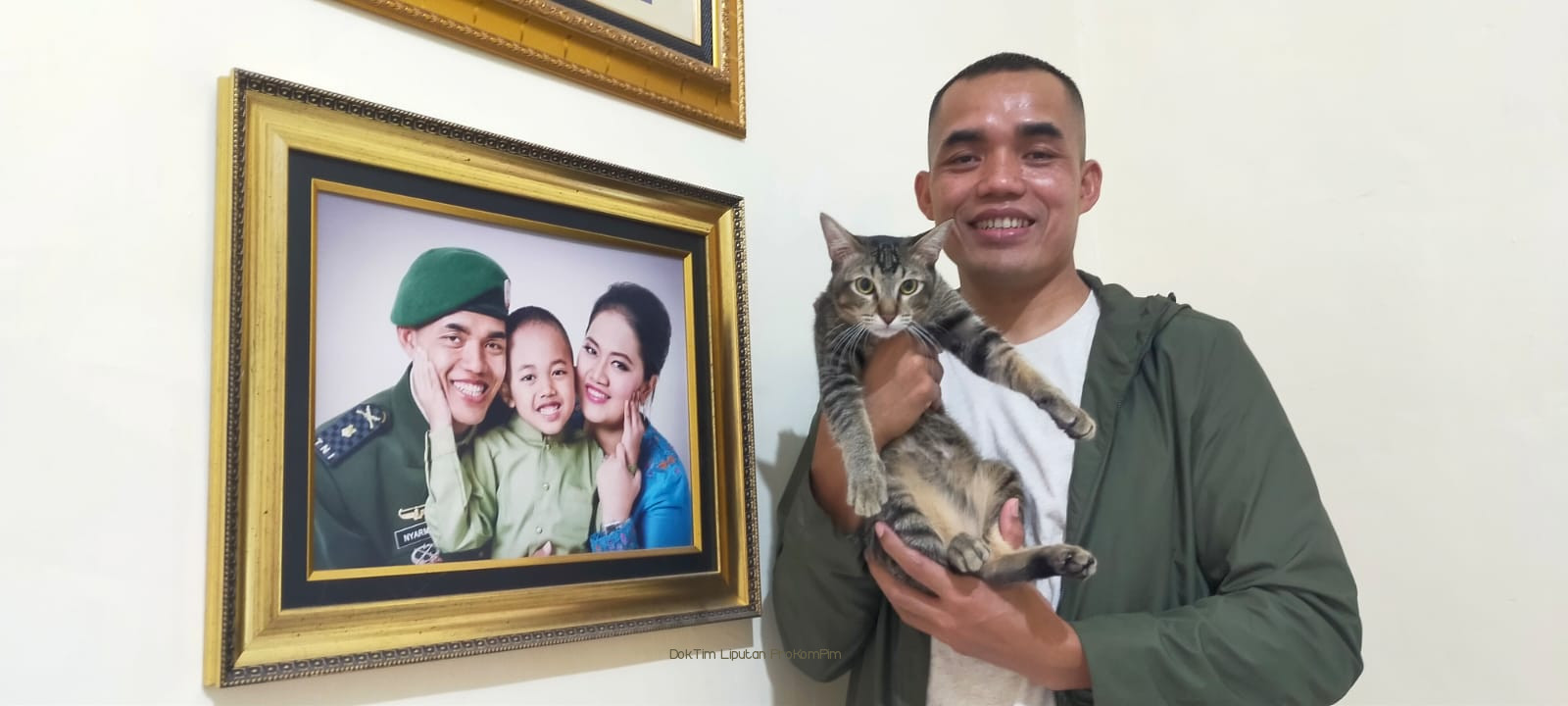 Penyayang Binatang, Dandim 0819 Pasuruan, Letkol Inf Nyarman Pelihara Kucing-Kucing Liar 