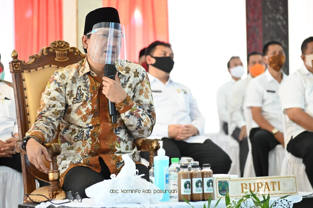 Inovasi Kebal Covid-19 Membuat Bupati Pasuruan, HM Irsyad Yusuf Diganjar Predikat Kepala Daerah Inovatif 