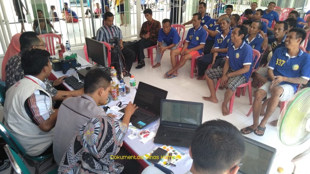 Rutan Bangil, Dispenduk Capil dan KPU Kabupaten Pasuruan Telusuri NIK Warga Binaan Yang Belum Terdeteksi DPT Pemilu 2019