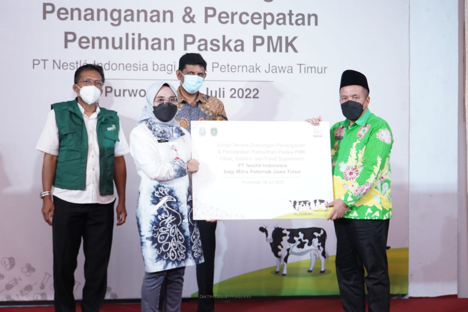 Pemkab Pasuruan Apresiasi Nestle Indonesia Tangani PMK 