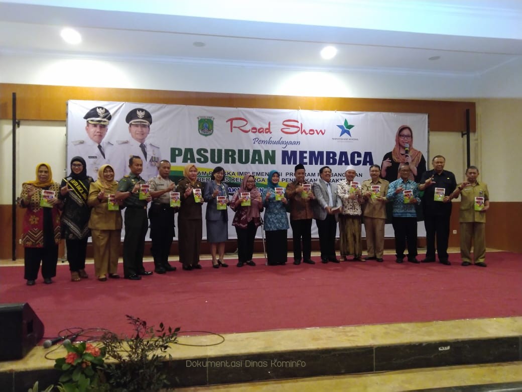 Wakil Bupati Pasuruan, KH Abdul Mujib Imron Buka Road Show Pemberdayaan Pasuruan Membaca