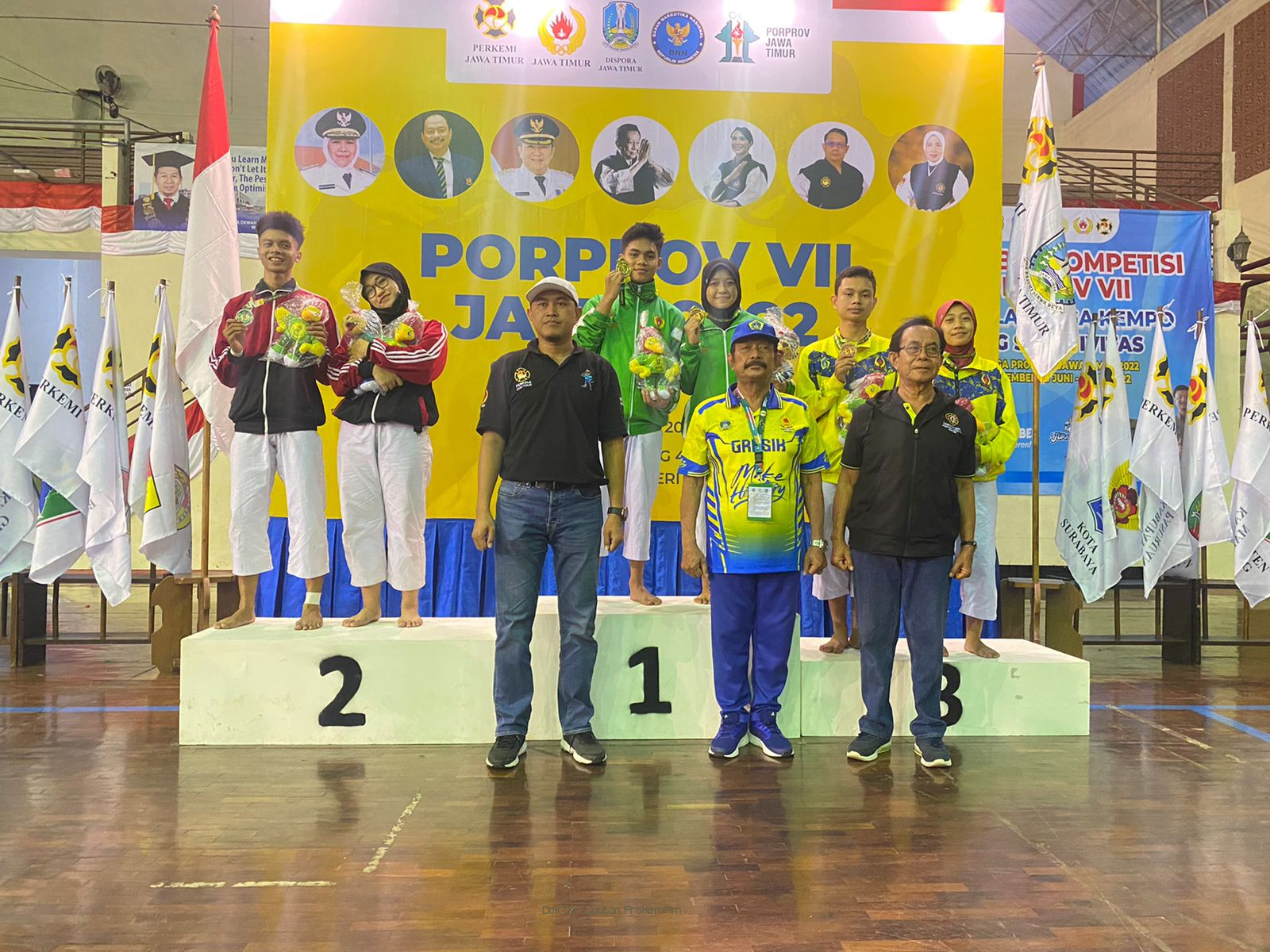 Di Luar Dugaan. Team Shorinji Kempo Kabupaten Pasuruan Raih 12 Medali 