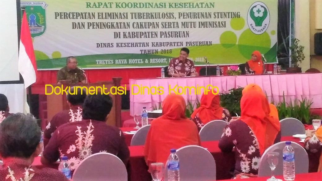 Tingkatkan Mutu Kesehatan Masyarakat Kabupaten Pasuruan, Dinkes Gelar Rapat Koordinasi